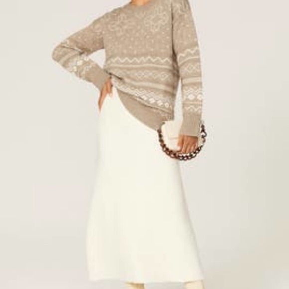Thakoon Sweaters - Thakoon Fair Isle tan sweater size small